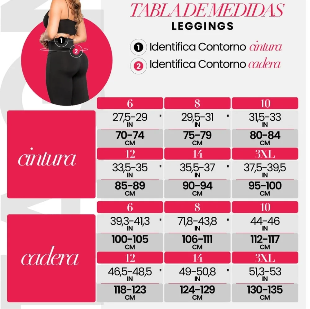 Leggings con Faja Stagmi Colombianas Tummy Control High Waist Butt Shaper New! - Picture 12 of 17